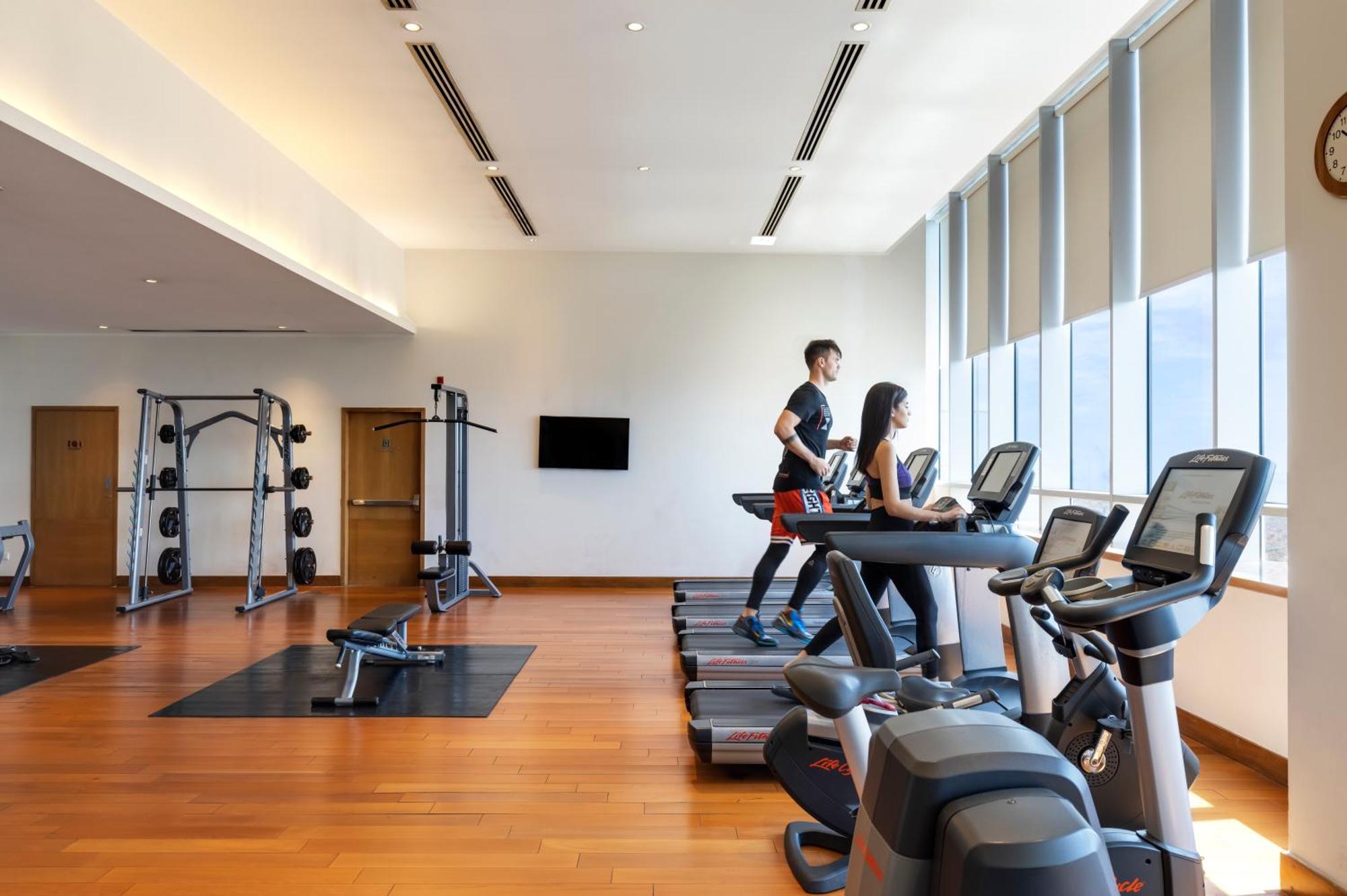 فندق ترايدنت، حيدر أباد المظهر الخارجي الصورة The gym at the hotel