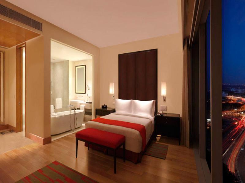 فندق ترايدنت، حيدر أباد المظهر الخارجي الصورة A bedroom at the Taj Mahal Palace, Mumbai